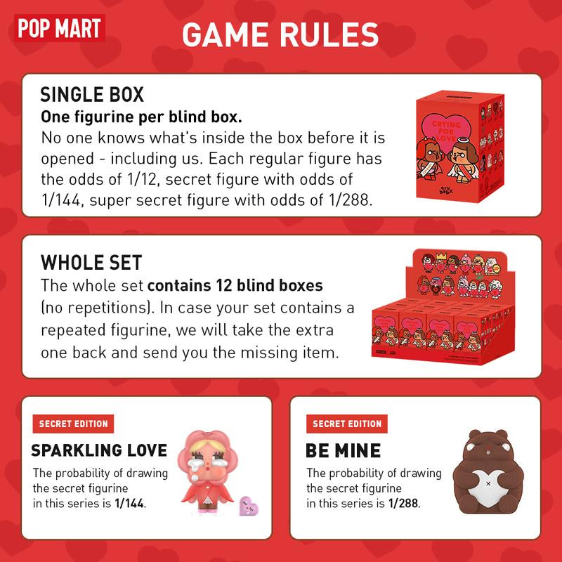 CRYBABY Crying for Love Series Figures