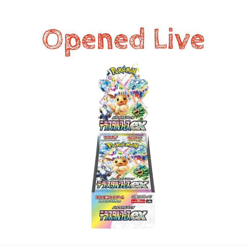 Pokemon Trading Card Game Eevee Terastal Festival Booster Box 