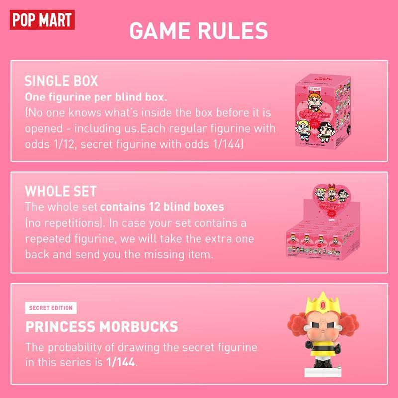 CRYBABY × Powerpuff Girls Series Figures, Blind Box